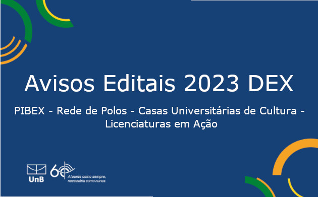 avisos editais 2023 dex